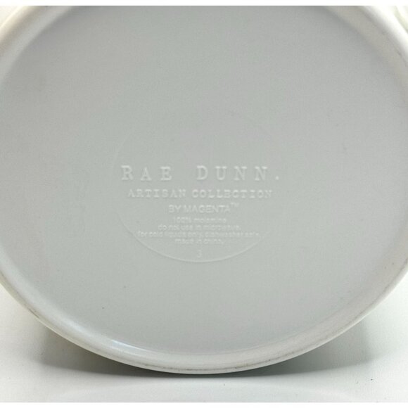 Rae Dunn Artisan Collection By Magenta White Ceramic Pitcher "Refresh" - Picture 7 of 7